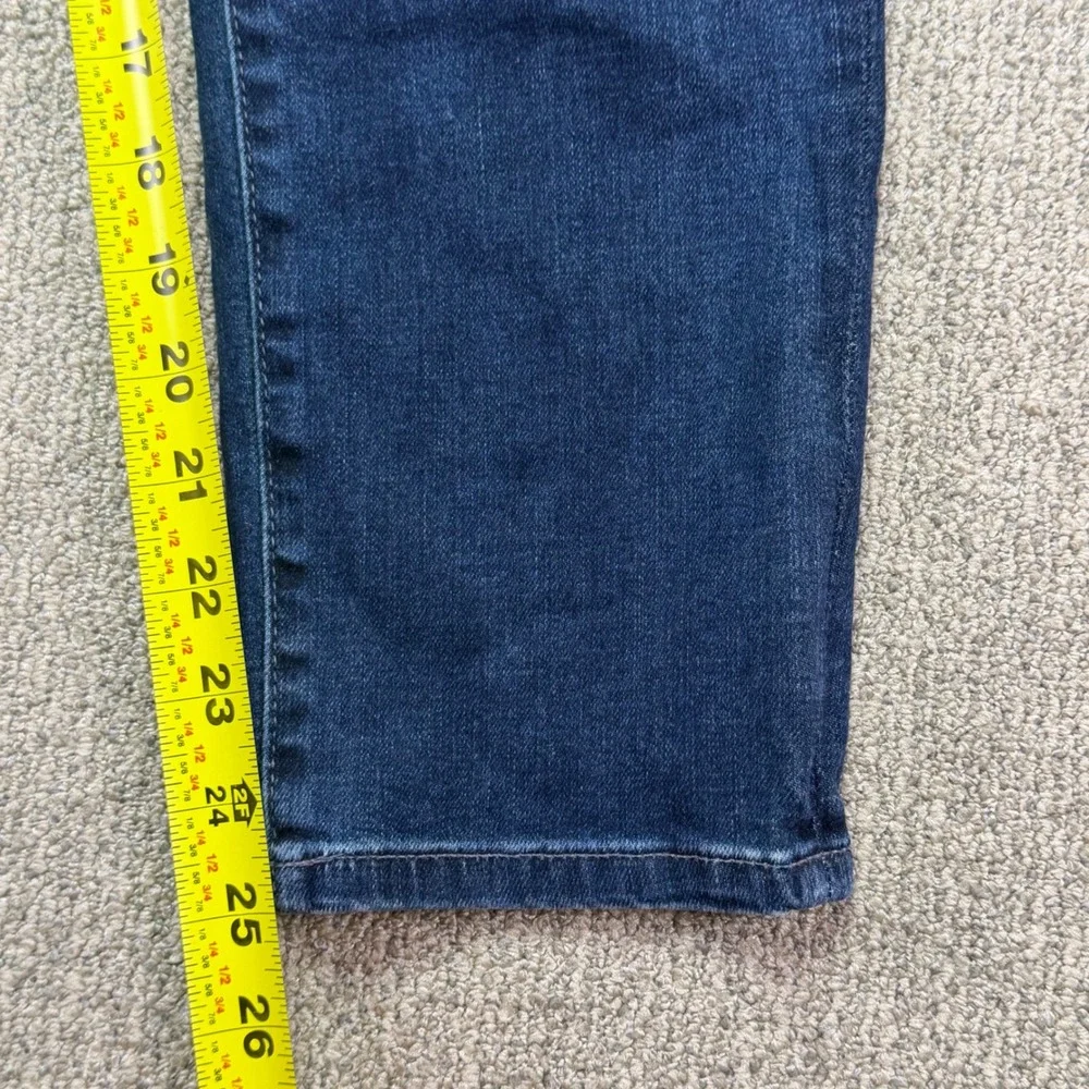 AG Adriano Goldschmied The Prima Crop Mid-Rise Cigarette Jeans Womens 28 Blue